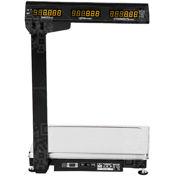 Весы торговые MK-6.2-TH21 (RU) LED, (USB,RS-232)
