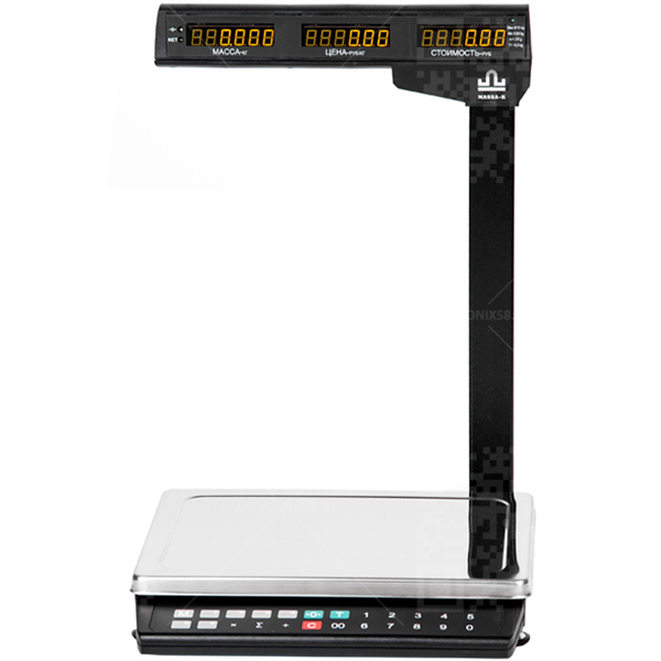 Весы торговые MK-6.2-TH21 (RU) LED, (USB,RS-232)
