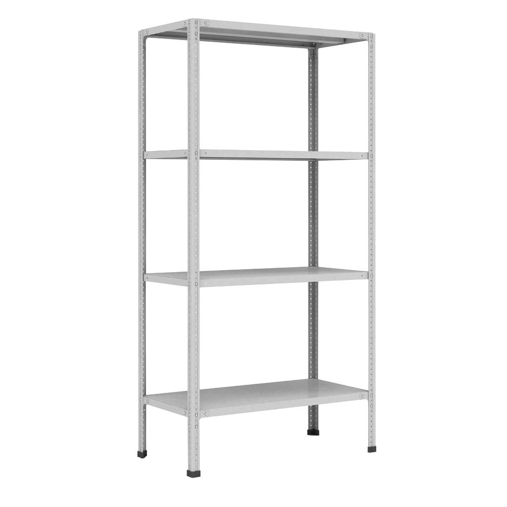 Стеллаж Home L-2 grey. 2000х1000х400 4 полки (НАБОР)