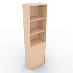 А-321 Шкаф узкий, 560*370*2000мм. (Ясень шимо темный)