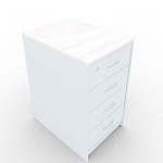 А-707.60 Топ к тумбе АТ-07 для столов 60 см., 440*600*22мм. (Ясень шимо светлый)