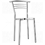 Каркас стула Марко (AL (серый))