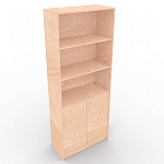 А-310 Шкаф широкий, 770*370*2000мм.  (Ольха)