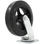 Колесная опора d250 поворотное чугун. обод, резина SCD 85 г\п 350 кг