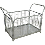 Тележка платформенная цинк с бортами ТС Ц 3 600*1000 (без колес)