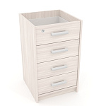 АТ-05 Каркас тумбы приставной, 440*450*740мм.  (Дуб молочный)