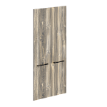 Двери высокие 2шт. MHD 42-2 844х18х1900 MORRIS (Дуб Базель/Венге Магия)