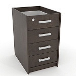 АТ-07 Каркас тумбы приставной, 440*600*740мм. (Дуб венге)