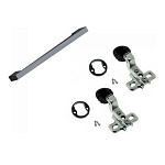 Комплект фурнитуры для стеклянной двери MMGT 42-F Черный MORRIS