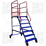 Лестница разборная ЛР 6.1 2330*1613*791 (h площ 1430мм) без колес