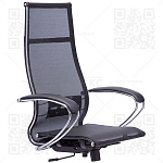 Каркас кресла МЕТТА B 1m 7/К131 (Комплект 7) (выводится из ассортимента) (сетка Т-01 черная/черная)