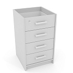 АТ-05 Каркас тумбы приставной, 440*450*740мм.  (Серый)