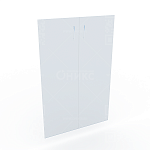 Комплект стеклянных дверей А-стл304 прозрачные, 710*1150мм.