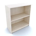 А-302 Стеллаж открытый, 1 полка, 770*370*850мм. (Дуб молочный)