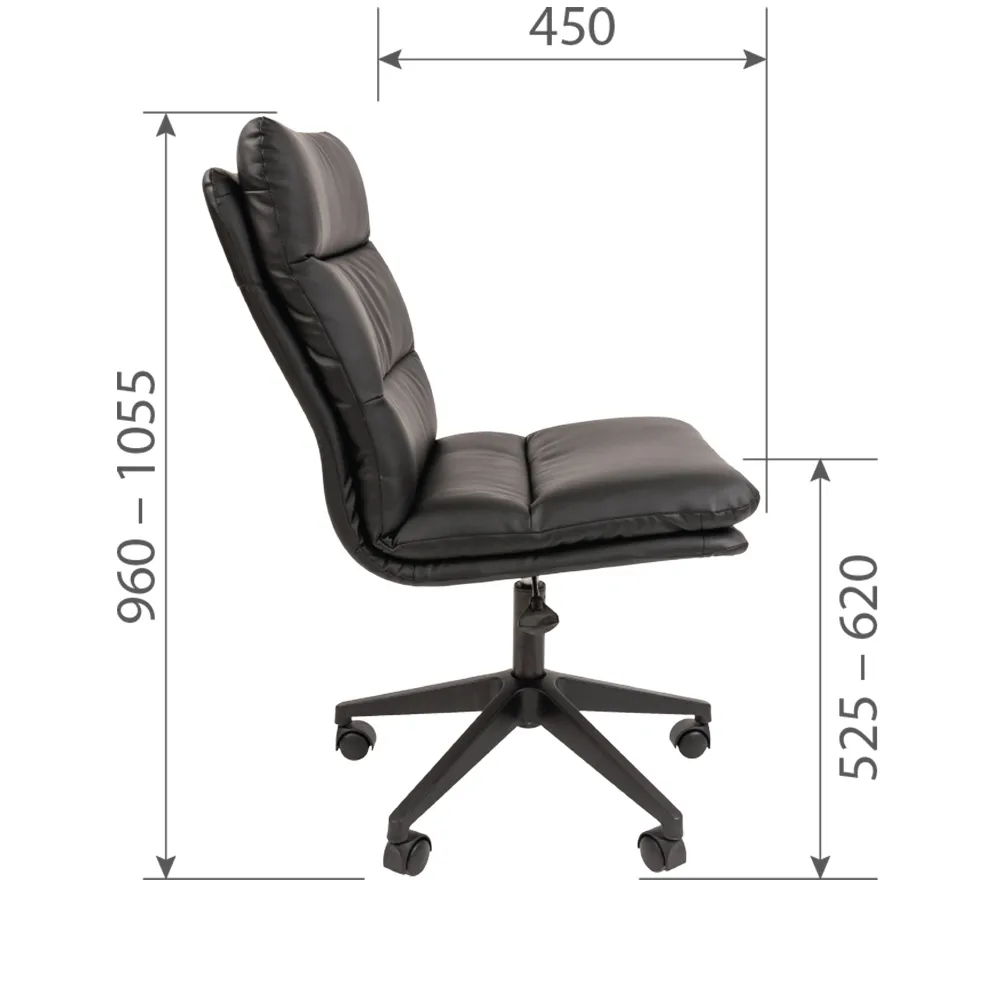 Кресло компьютерное CHAIRMAN 919 Экокожа черная