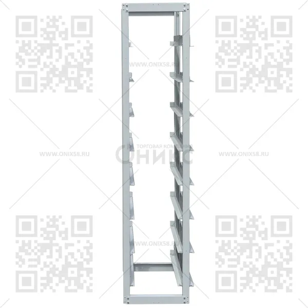 Основная секция стеллажа для ящиков V-4