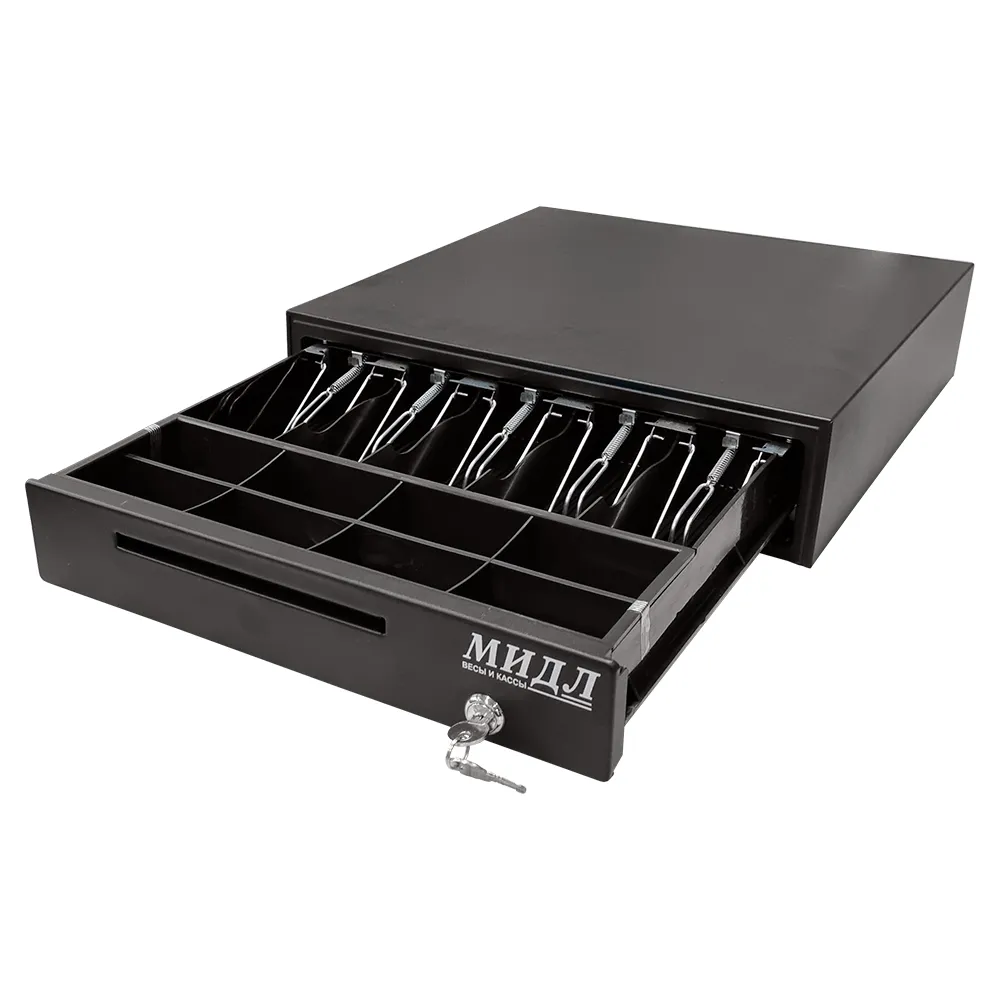 Денежный ящик Мидл 1.0/К большой черный