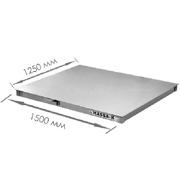 Модуль взвешивающий 4D-P.S-15/10 - 3000, платформа 1500*1000мм, 3000 кг., нержавеющая сталь