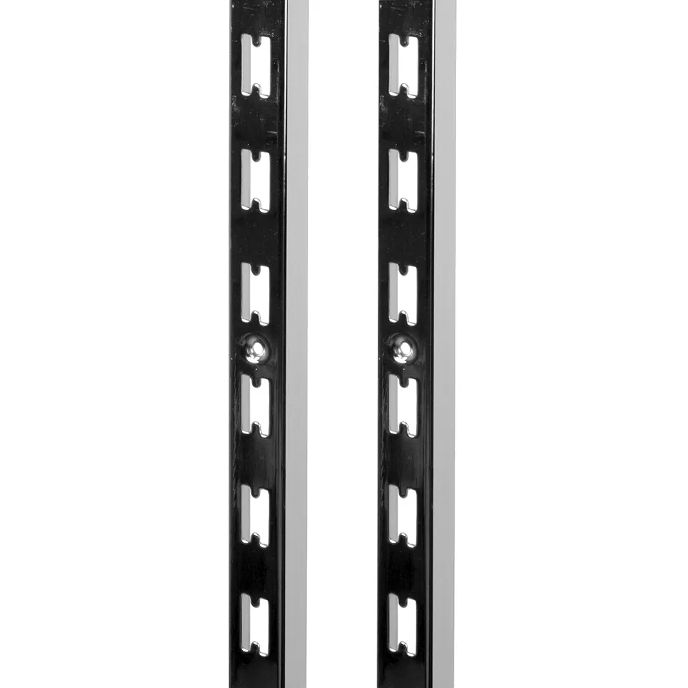 Стойка перфорированная A009-1.2 (30х17 мм), L=2400мм, толщ. 1,2 мм, хром