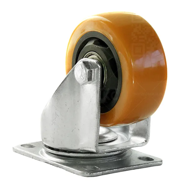 Колесная опора d75 поворотное SCM 93, PVC, полиуретан (Medium) 4023075PVC г\п 80 кг