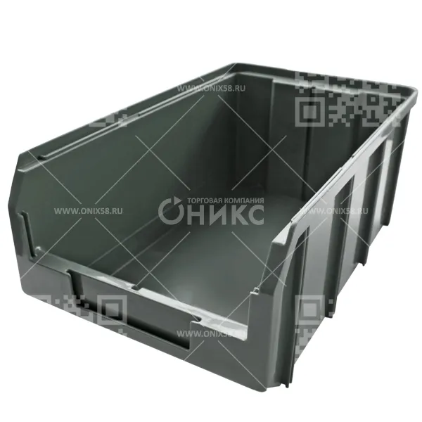 Ящик пластиковый V-3 341*207*143 серый