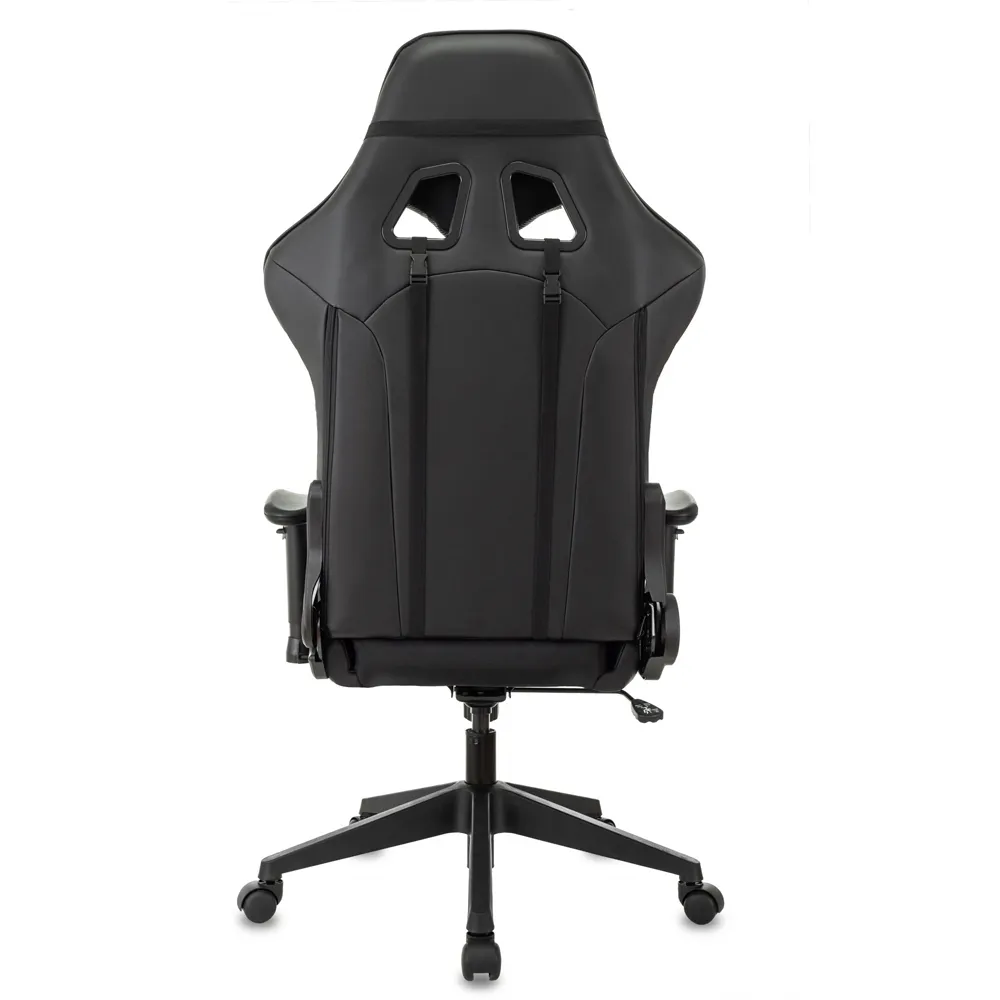 Кресло игровое Бюрократ VIKING-4 AERO Zombie VIKING 4 AERO Edition черный ткань/эко.кожа с подголов. крестов. пластик