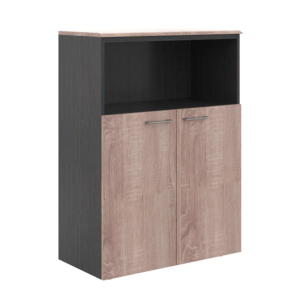 Шкаф с глухими малыми дверьми и топом WMC 85.3  856х432х1184 WAVE (НАБОР)