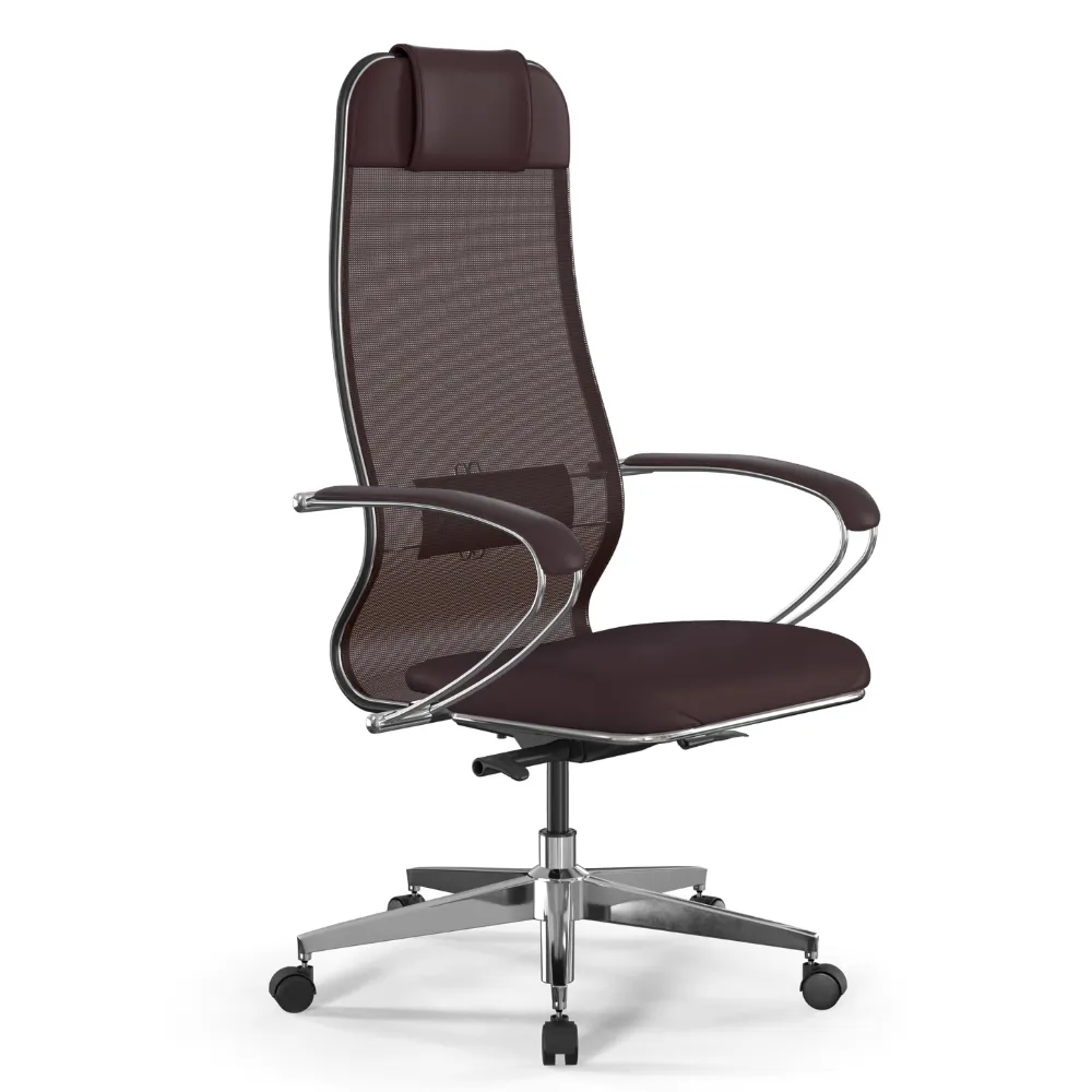 Кресло METTA ErgoLife Comfort (Темно-коричневый 228.16.1.543) (Samurai Comfort)