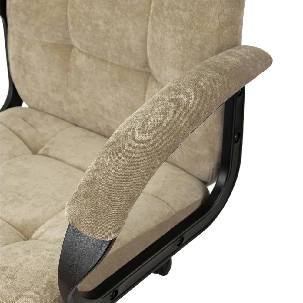 Кресло компьютерное Бюрократ CH-002 Fabric песочный Light-21 крестов. пластик