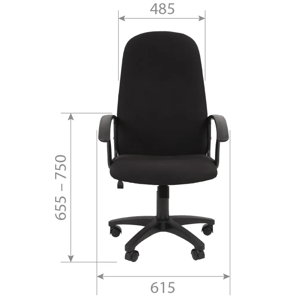 Кресло компьютерное CHAIRMAN 289 OS-01 черная ткань
