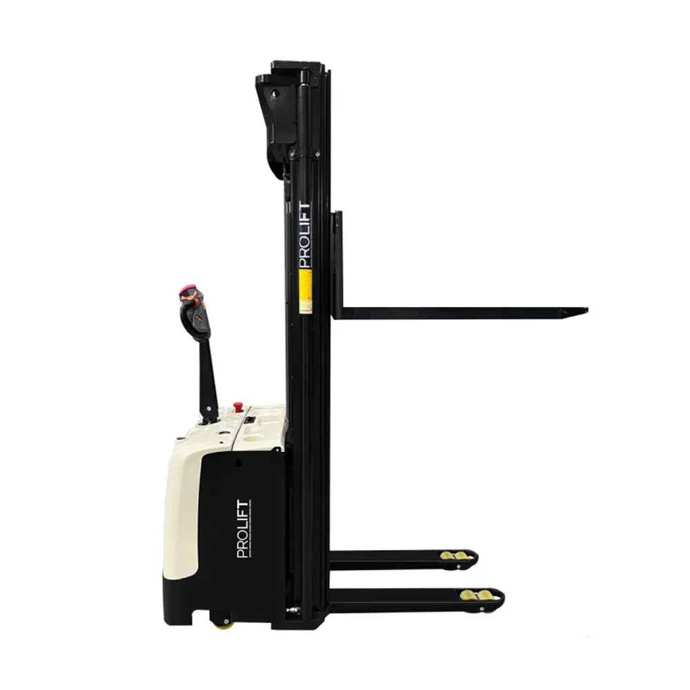 Штабелер самоходный PROLIFT M2 SDR 1645 Li-ion,  1600кг., 4,5м. с электроподъемом, АКБ 150Ah