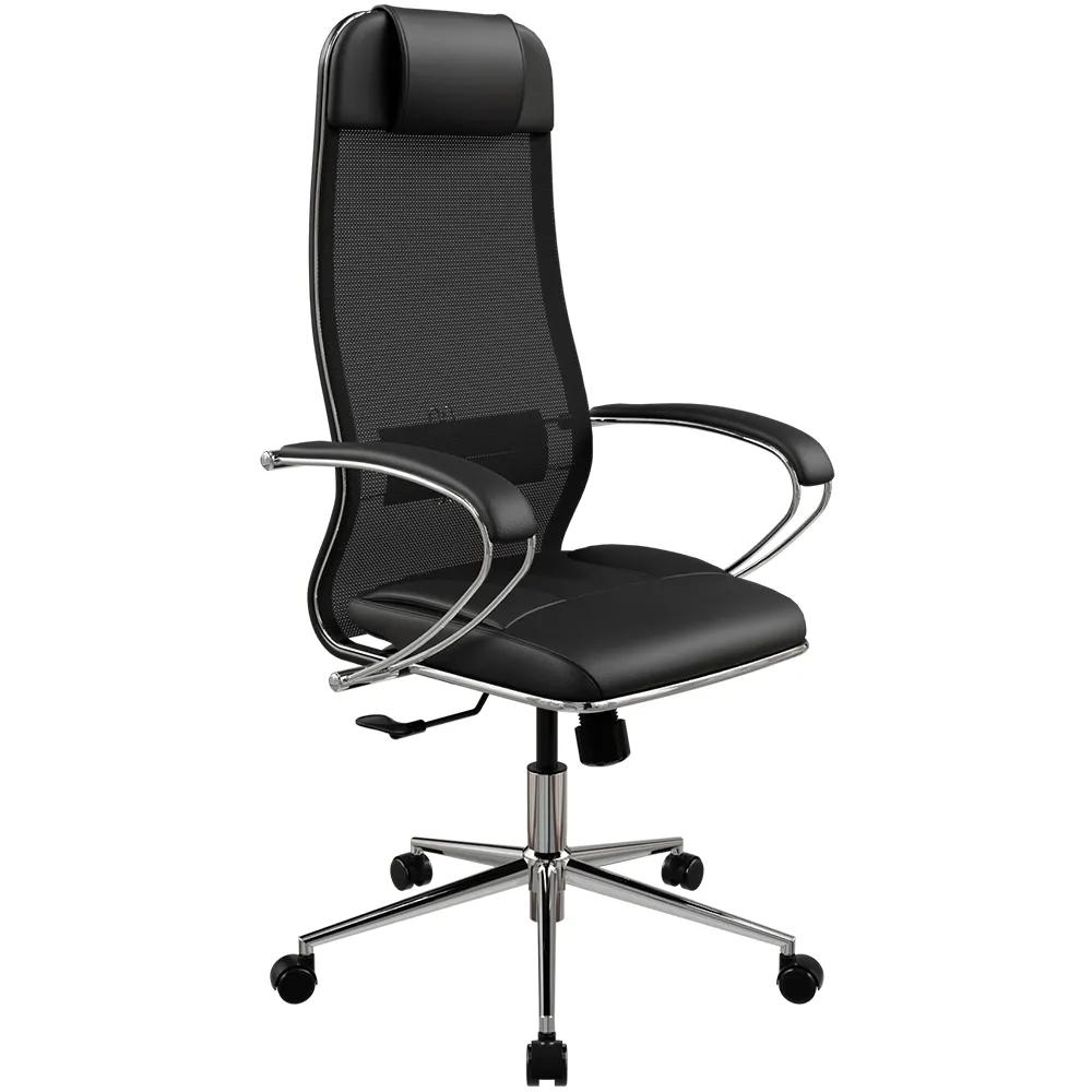 Кресло METTA ErgoLife Set 5/подл.131/осн.Synchro 052 (Черный 476.16.1.403)
