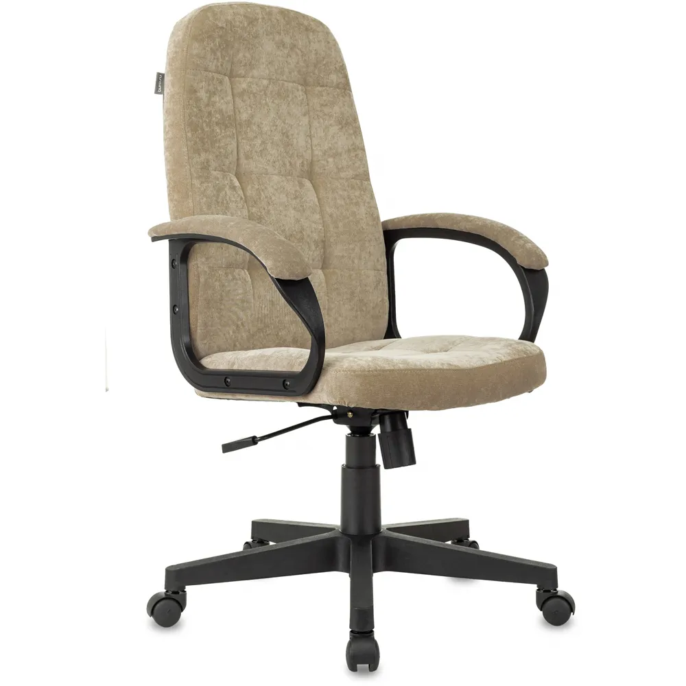 Кресло компьютерное Бюрократ CH-002 Fabric песочный Light-21 крестов. пластик