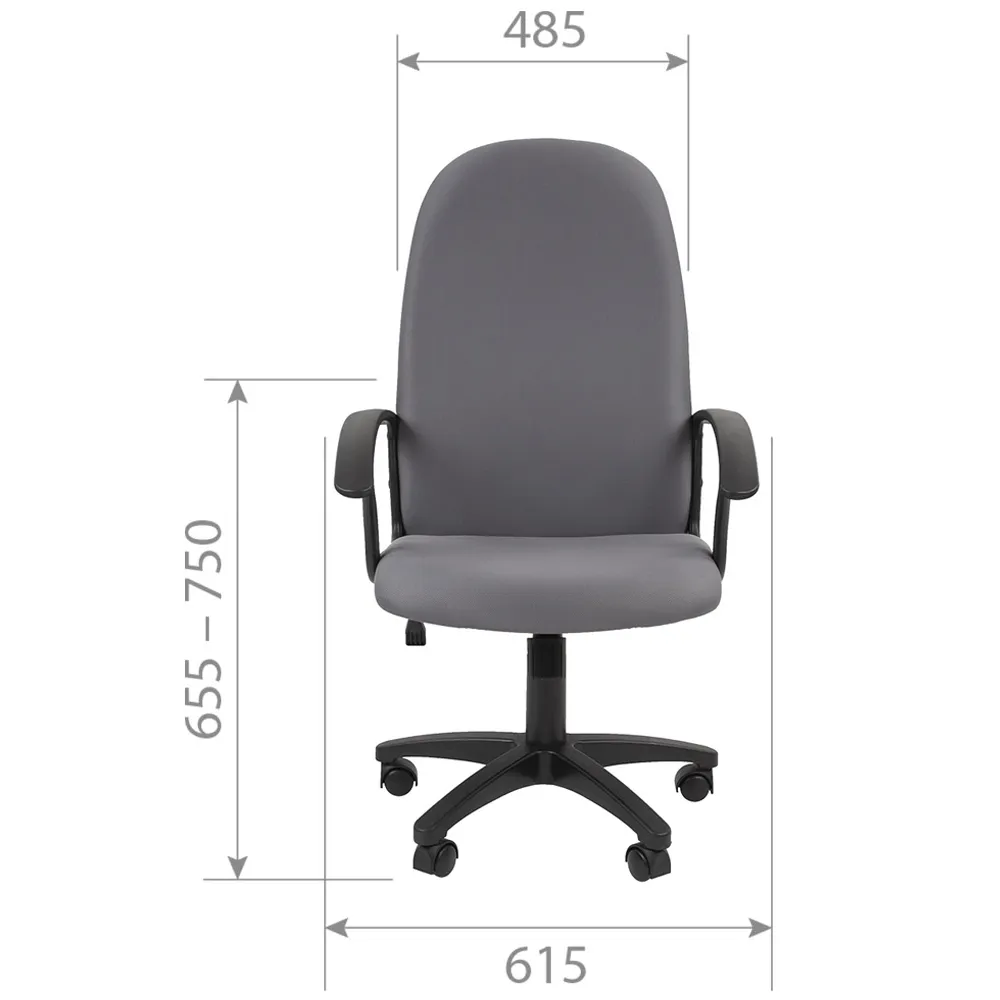 Кресло компьютерное CHAIRMAN 289 OS-08 серая ткань
