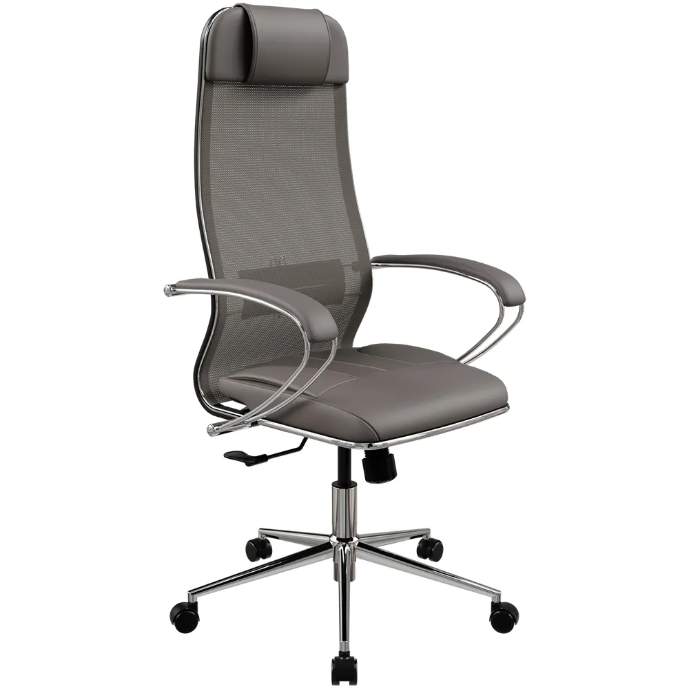 Кресло METTA ErgoLife Set 5/подл.131/осн.Synchro 052 (Серый 47A.16.1.403)