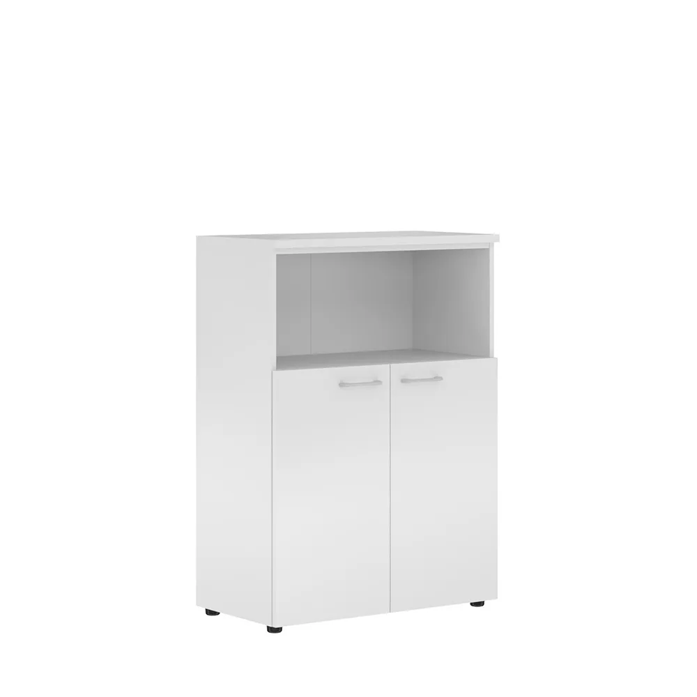 XTEN Шкаф XMC 85.3 с глухими малыми дверьми и топом 856х432х1190 (НАБОР) (Белый)