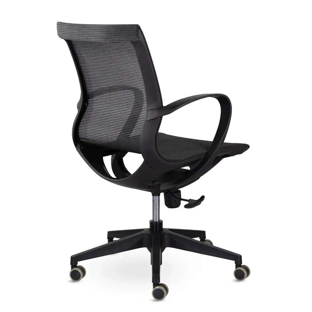 Кресло офисное UTFC Йота М-805 BLACK PL сетка ТС-01 черный
