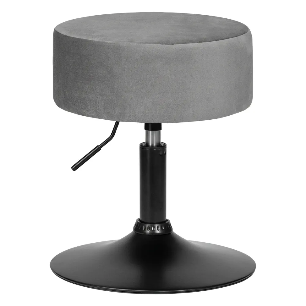 Пуф DOBRIN DANNY BLACK LM-2050 серый велюр (MJ9-75)