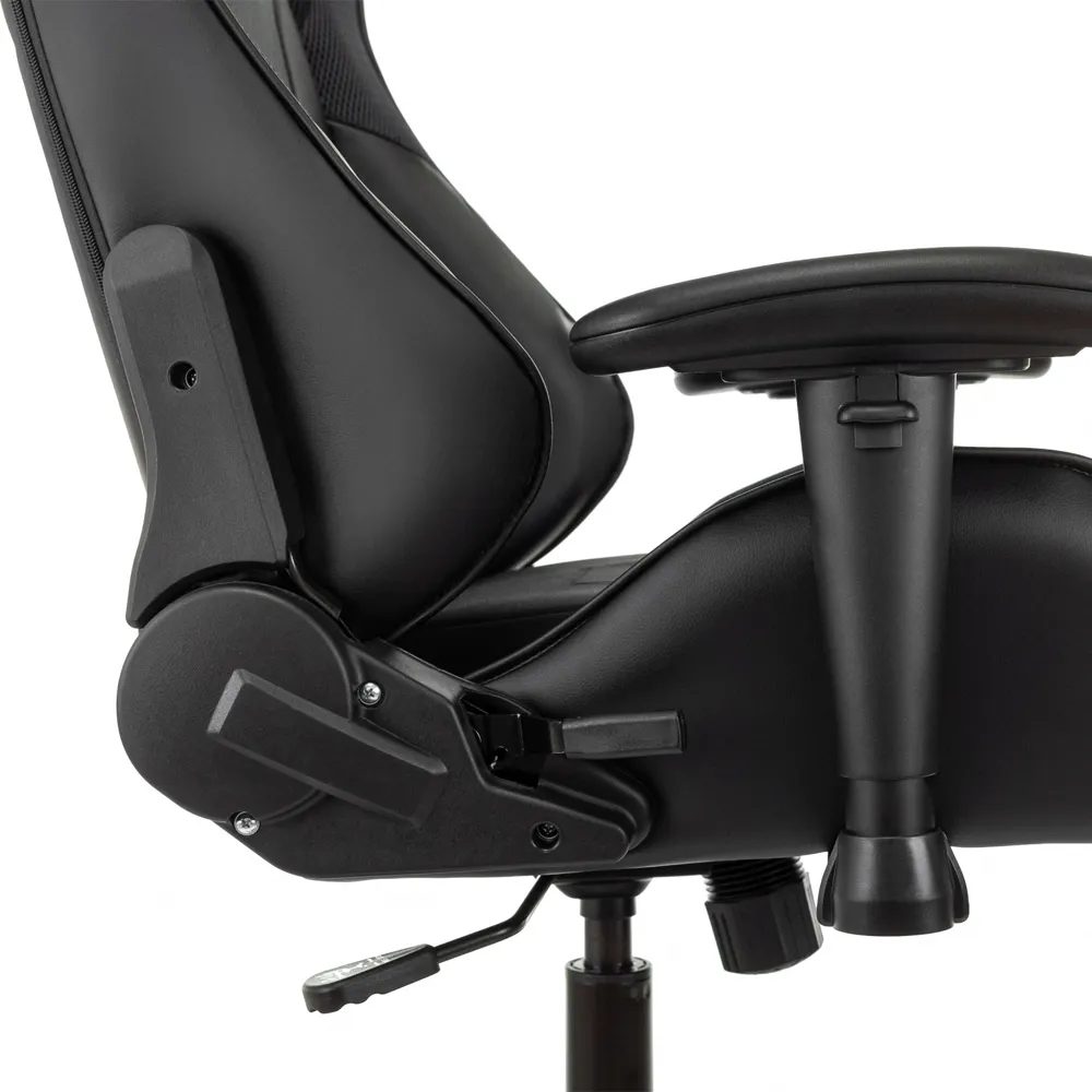 Кресло игровое Бюрократ VIKING-4 AERO Zombie VIKING 4 AERO Edition черный ткань/эко.кожа с подголов. крестов. пластик