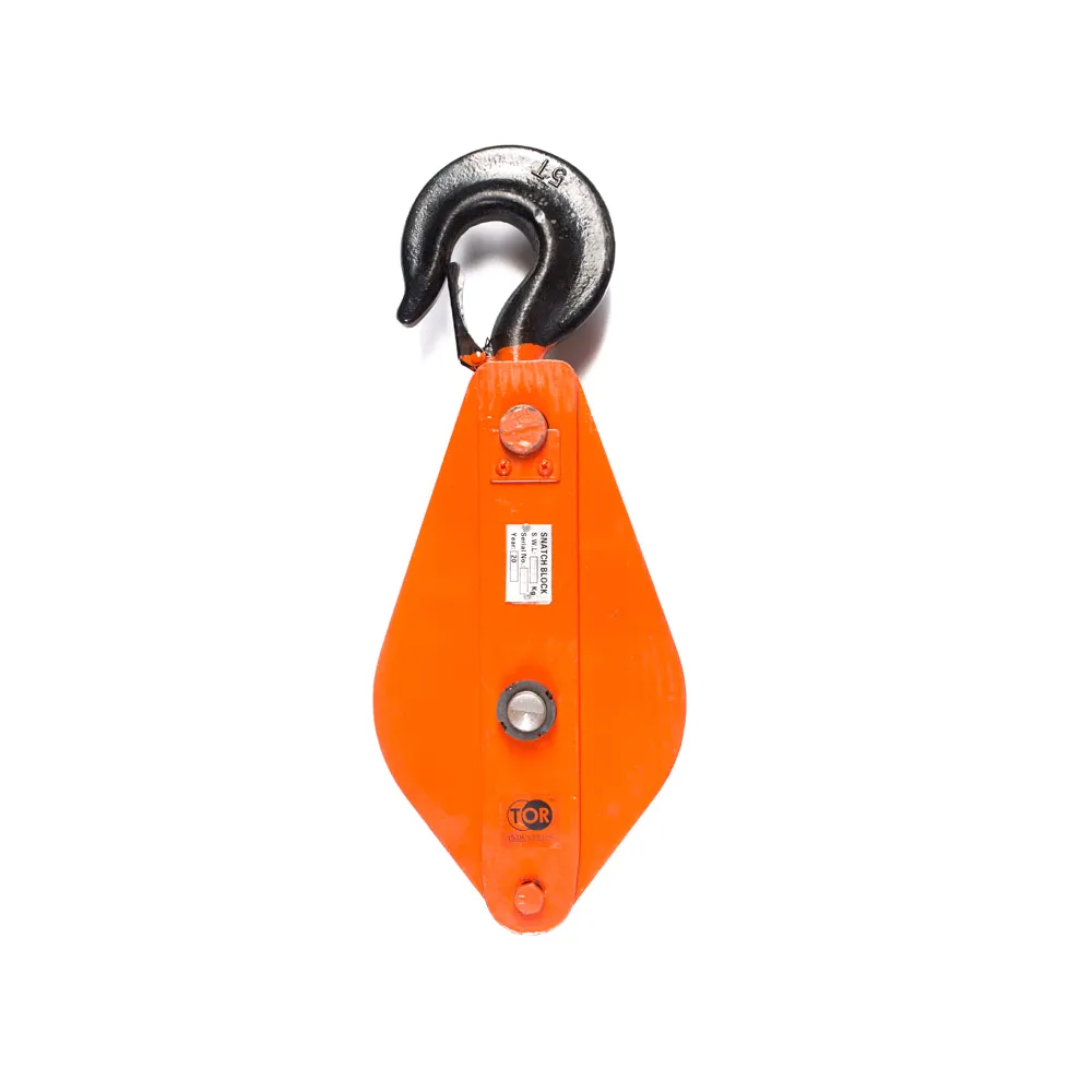 Блок монтажный двухрольный с крюком TOR HQG(L) K2-5,0 т