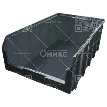 Ящик пластиковый V-4 502*305*184 серый