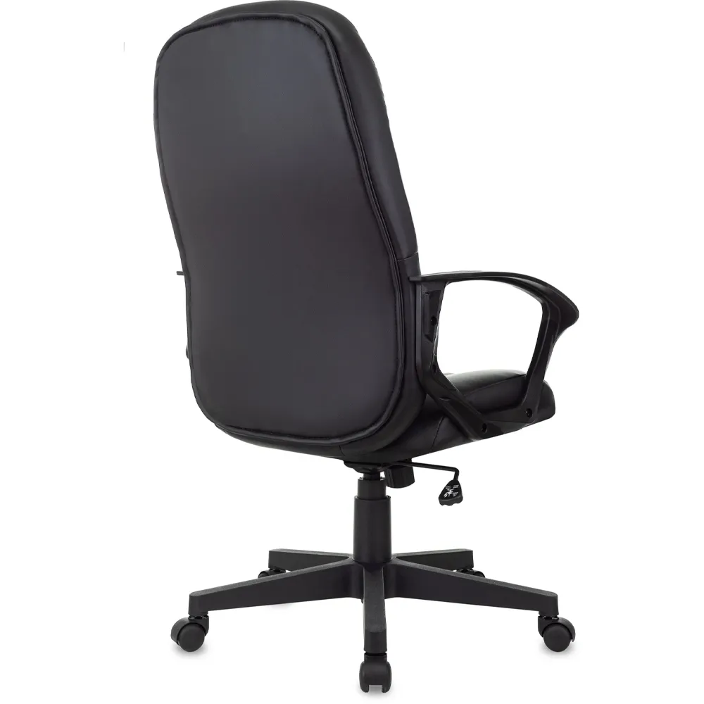 Кресло Бюрократ T-898 черный Leather Black экокожа крестов. пластик 