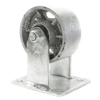Колесная опора d100 неповоротное, чугун со спицами Fcs 46 (1131102) г\п 300 кг