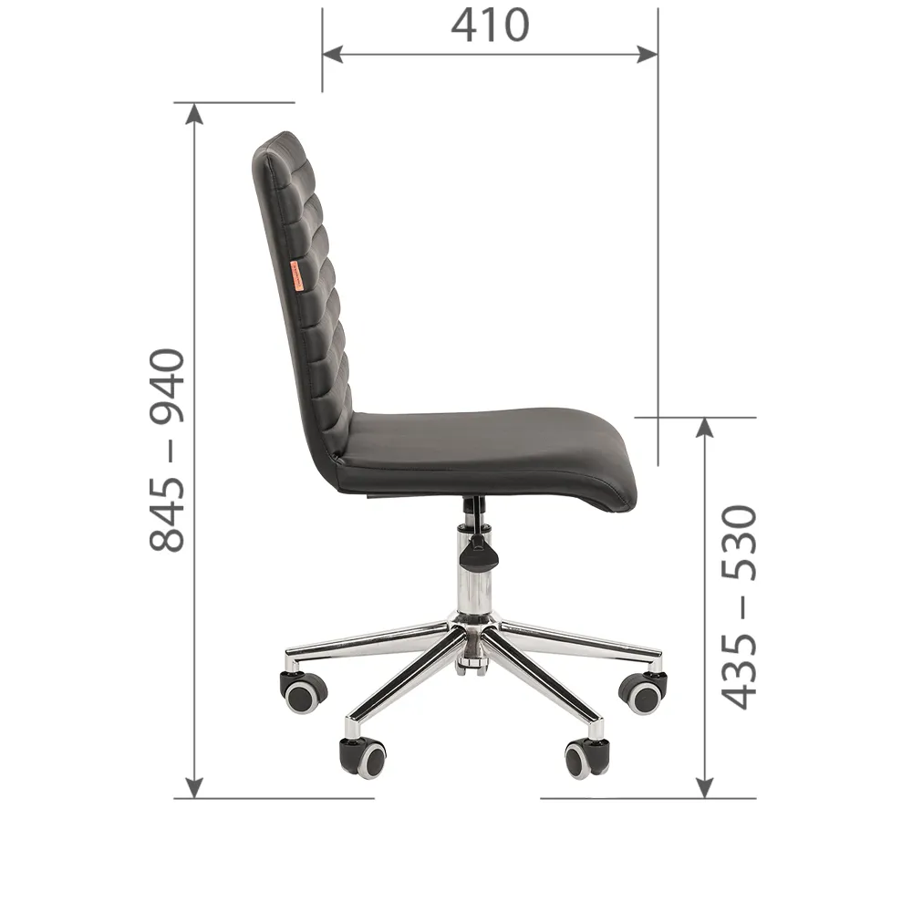 Кресло офисное CHAIRMAN 020 Экокожа черная 668