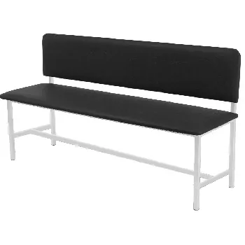Скамья для посетителей СУ 1500*450*710 WH, белый каркас