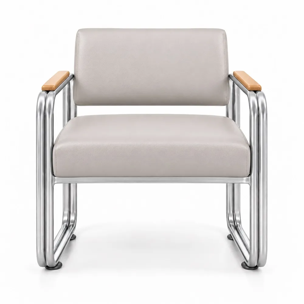 Диван офисный Севилья 1-местный (Иск. кожа Hugo latte)