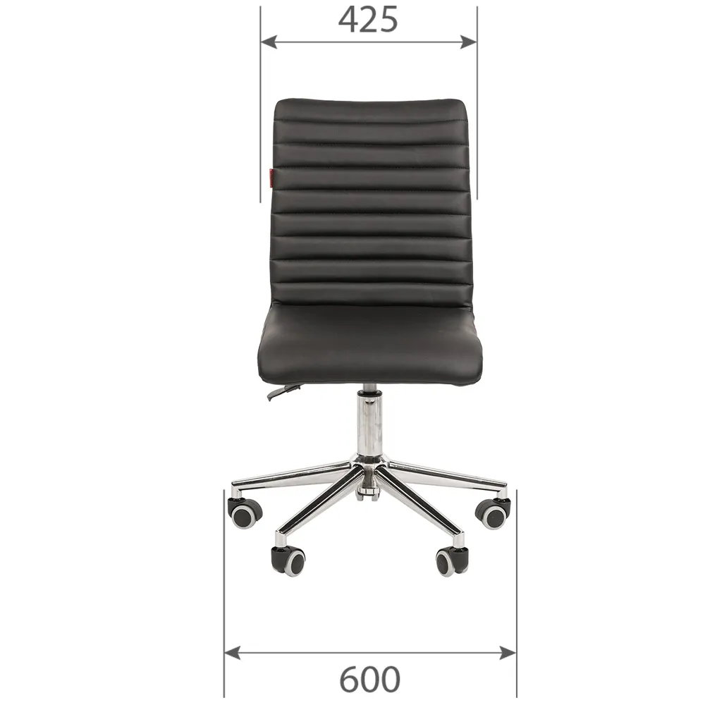 Кресло офисное CHAIRMAN 020 Экокожа черная 668