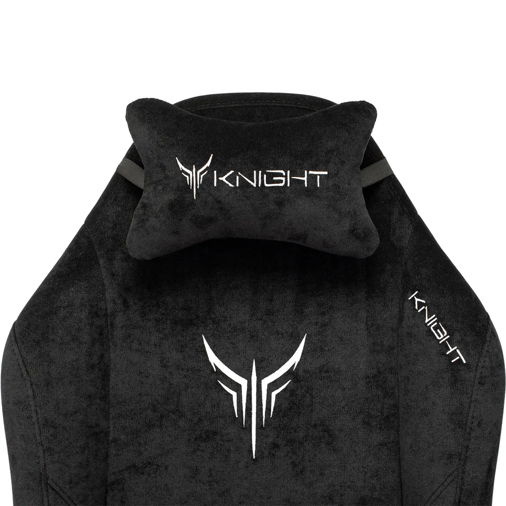Кресло Бюрократ Knight N1 Fabric черный Light-20с подголов. крестов. металл