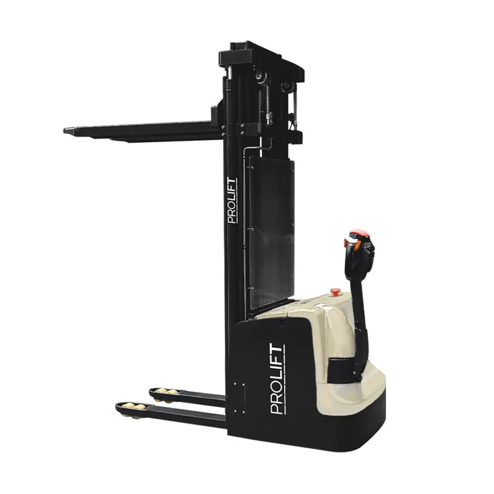 Штабелер самоходный PROLIFT M2 SDR 1545S Li-ion,  1500кг., 4,5м. с электроподъемом, АКБ 150Ah