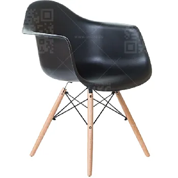 Стул пластиковый DOBRIN DAW LMZL-PP620 ножки бук